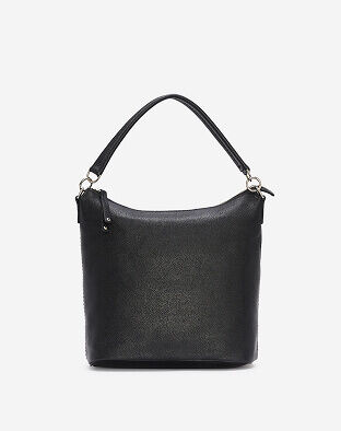 Sac à Main Bandoulière Vintage En Cuir Roots - Couleur Gris Taupe - Occasion En Très Bon état