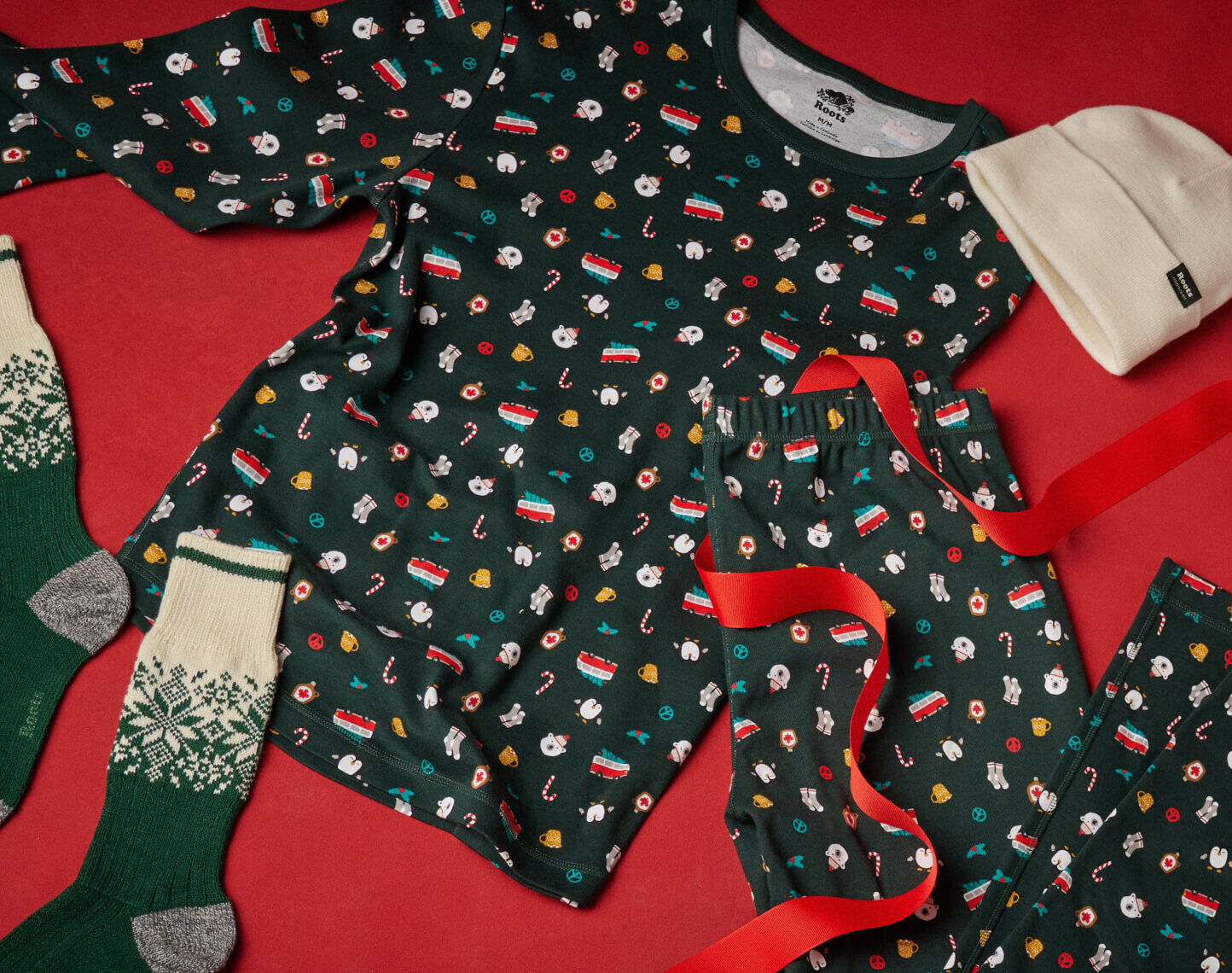Roots christmas pajamas online