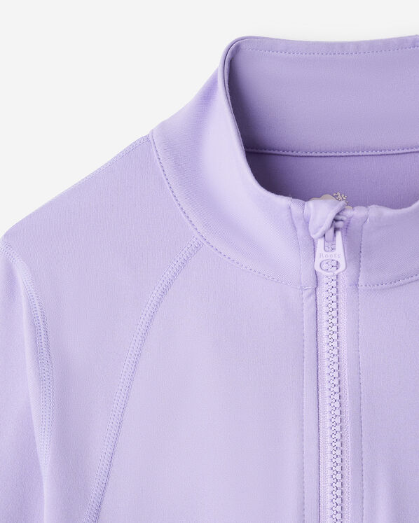 Blouson d&rsquo;athl&eacute;tisme sport ajust&eacute; pour filles