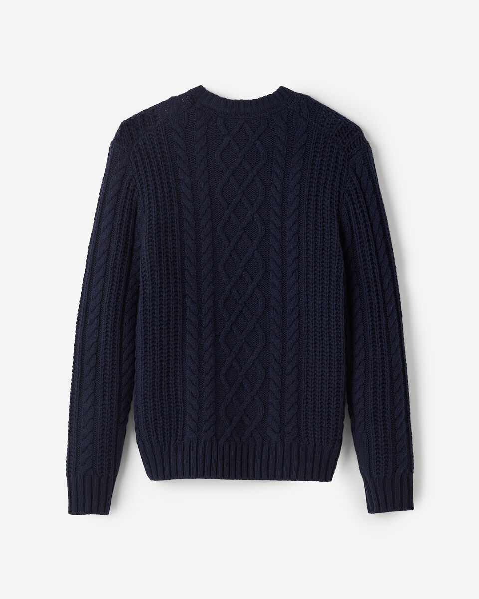 Lodge Cabled Crew Sweater