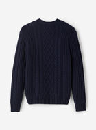 Lodge Cabled Crew Sweater