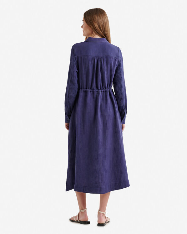 Isla Cotton Gauze Shirt Dress