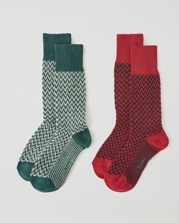 Adult Herringbone Sock 2 Pack