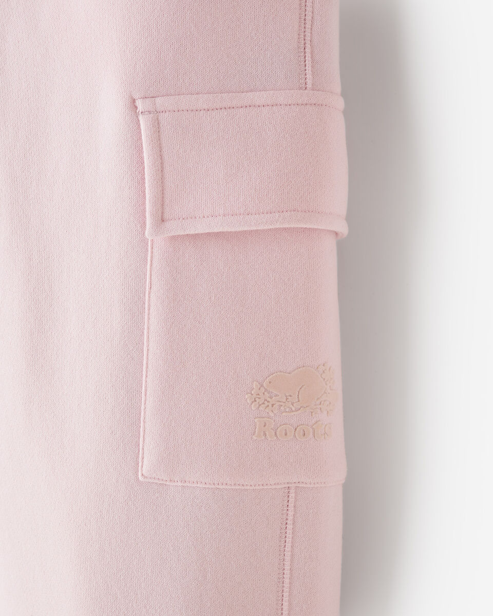 Pantalon cargo décontracté en molleton de coton bio Cooper pour enfants