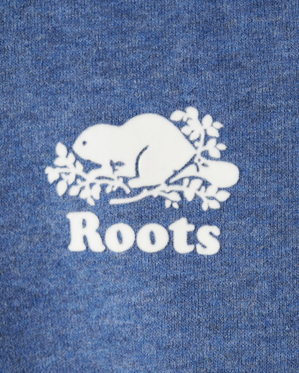 Chandail kangourou original &agrave; capuchon en jersey bouclette en coton bio