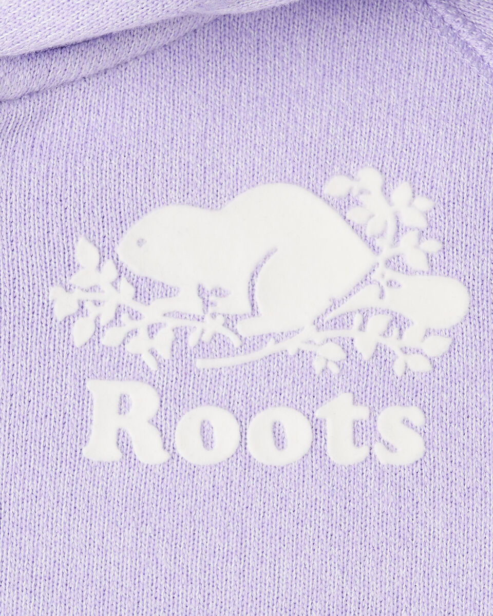 Chandail original &agrave; capuchon et glissi&egrave;re en jersey bouclette de coton bio pour enfants