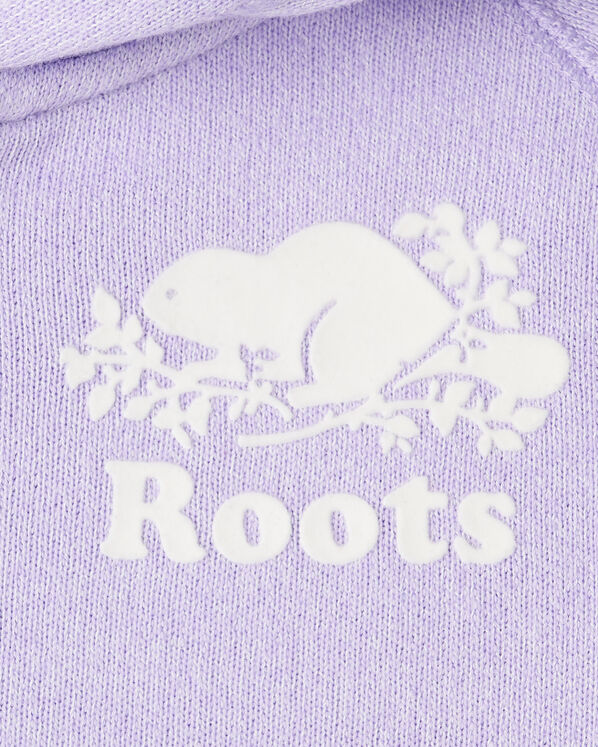 Chandail original &agrave; capuchon et glissi&egrave;re en jersey bouclette de coton bio pour enfants