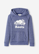 Chandail kangourou original &agrave; capuchon en jersey bouclette en coton bio pour enfants