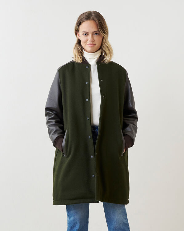 Womens A-line Varsity Jacket