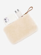 Shearling Medium Zip Pouch