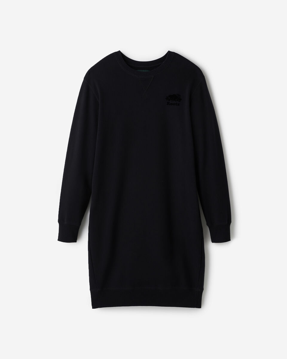 Organic Cooper Long Sleeve Sweat Dress