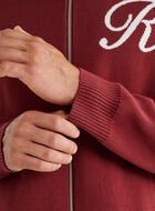 Robson Jacquard Zip Cardigan