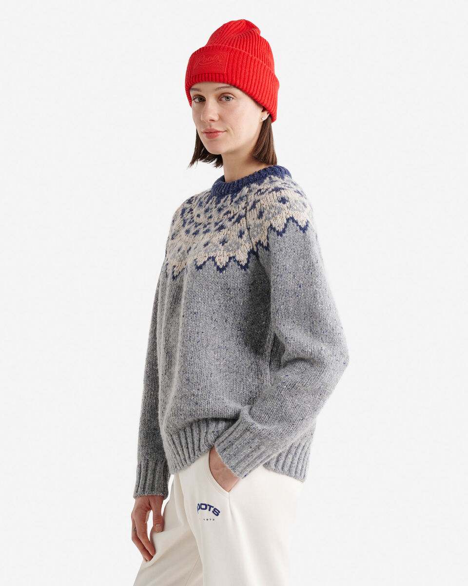 Oversized Fair Isle Sweater
