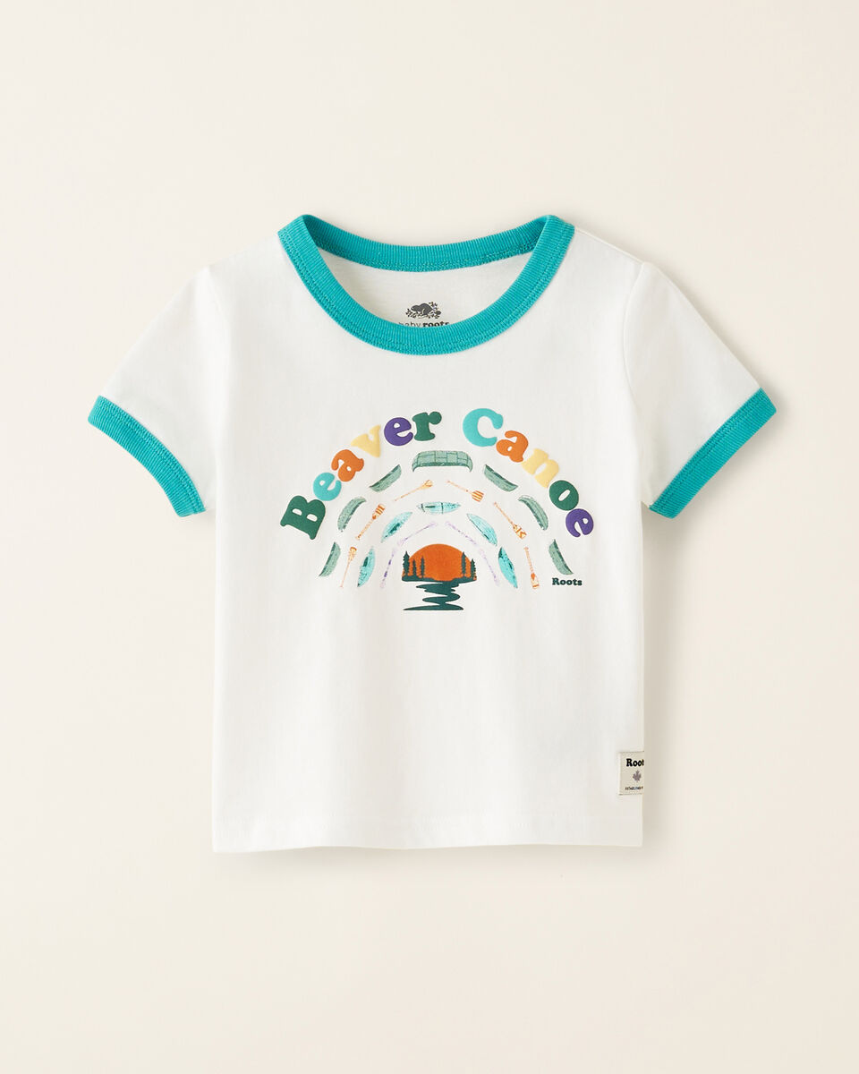 Baby Beaver Canoe Ringer T-Shirt