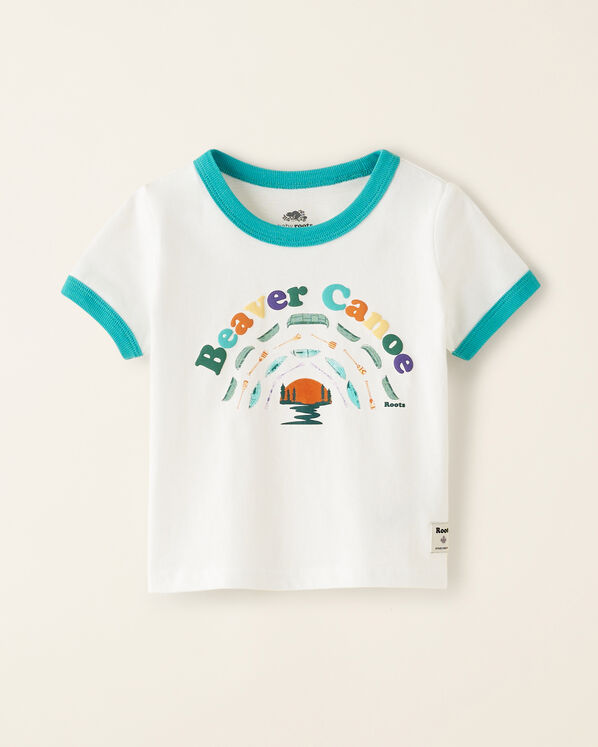 Baby Beaver Canoe Ringer T-Shirt