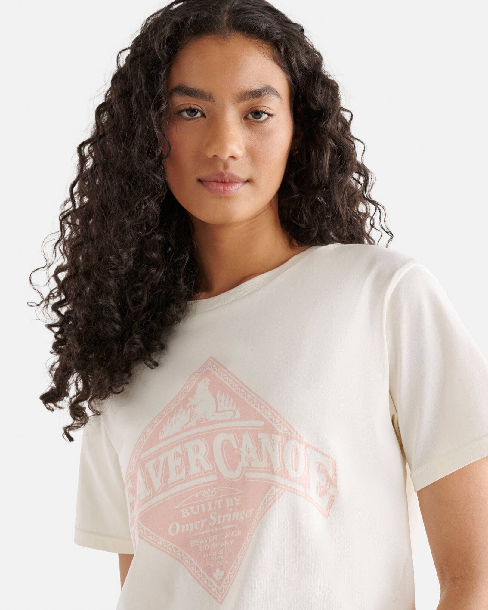 Womens Beaver Canoe T-Shirt