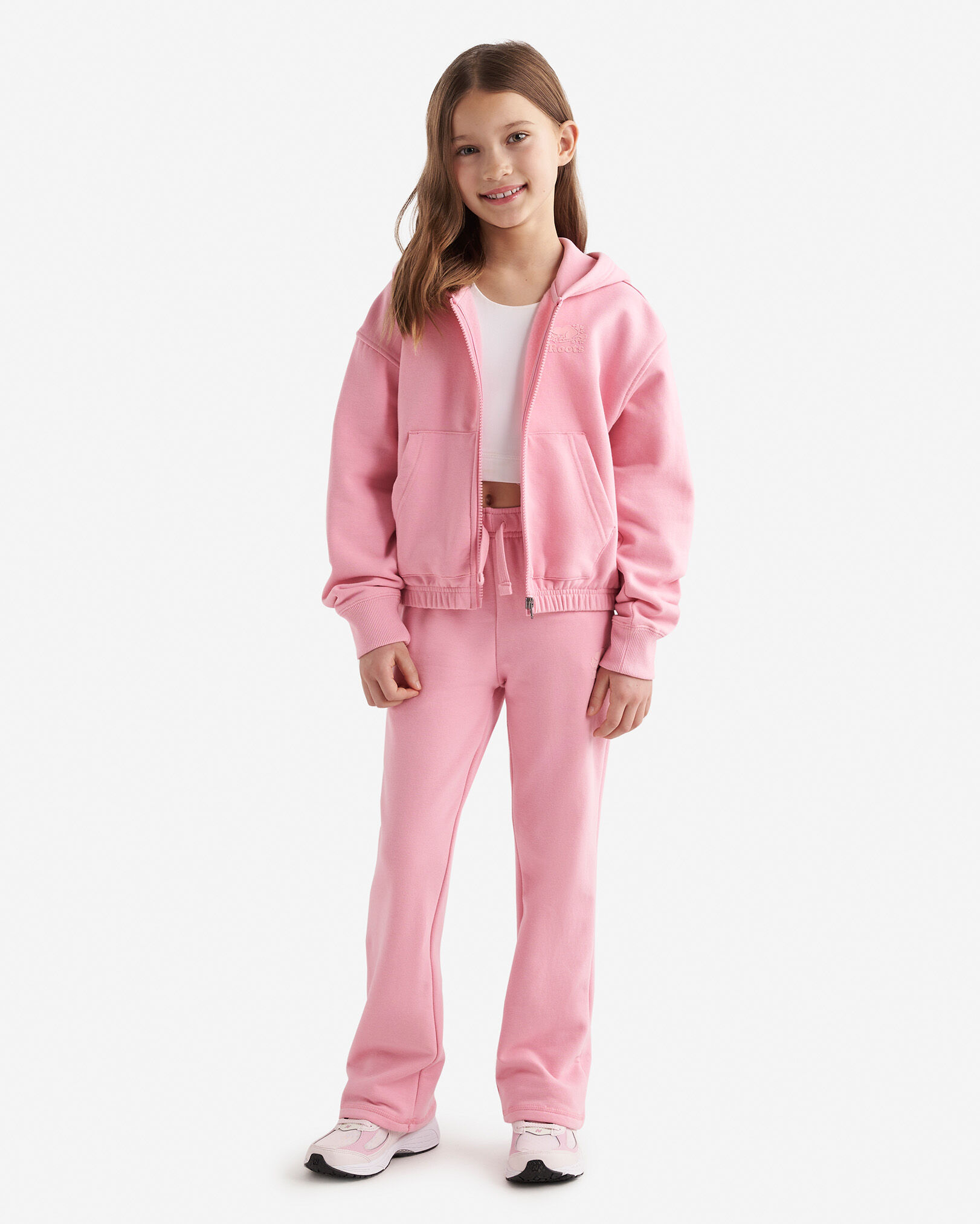 Pantalon en molleton douillet évasé Cooper pour filles