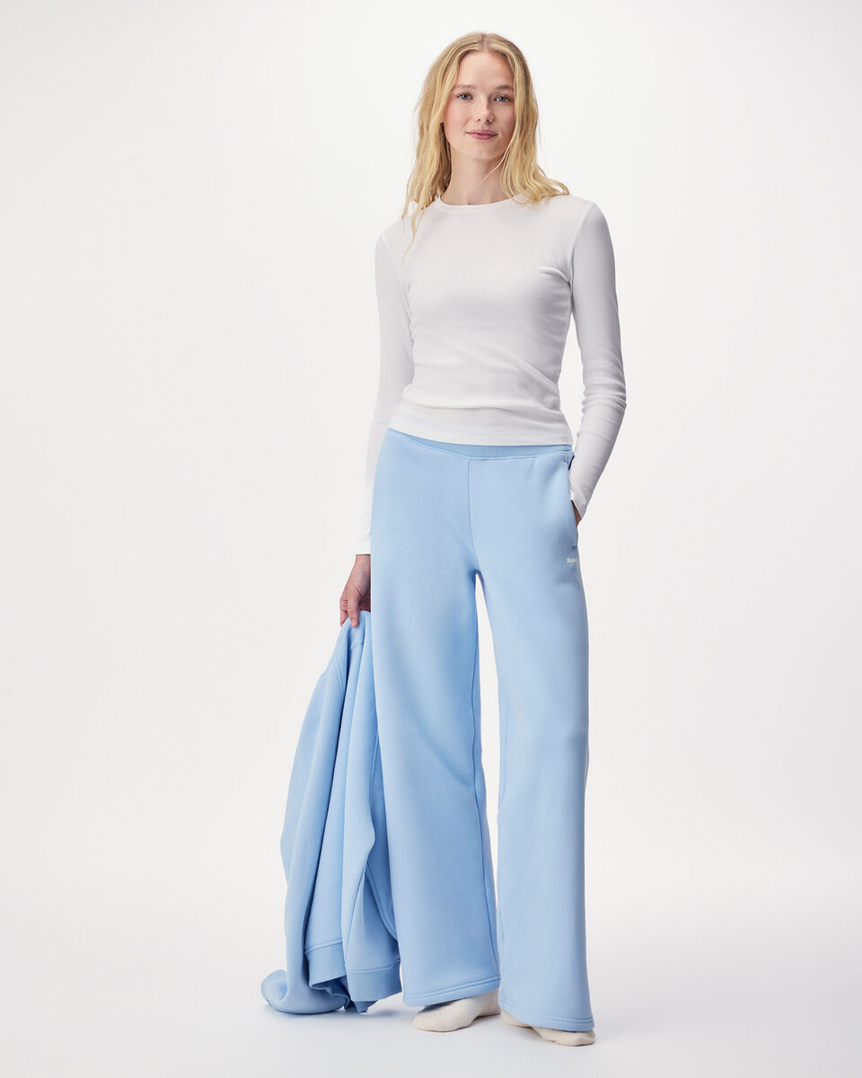 Pantalon en molleton Nuage &agrave; jambe droite