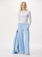 Pantalon en molleton Nuage &agrave; jambe droite
