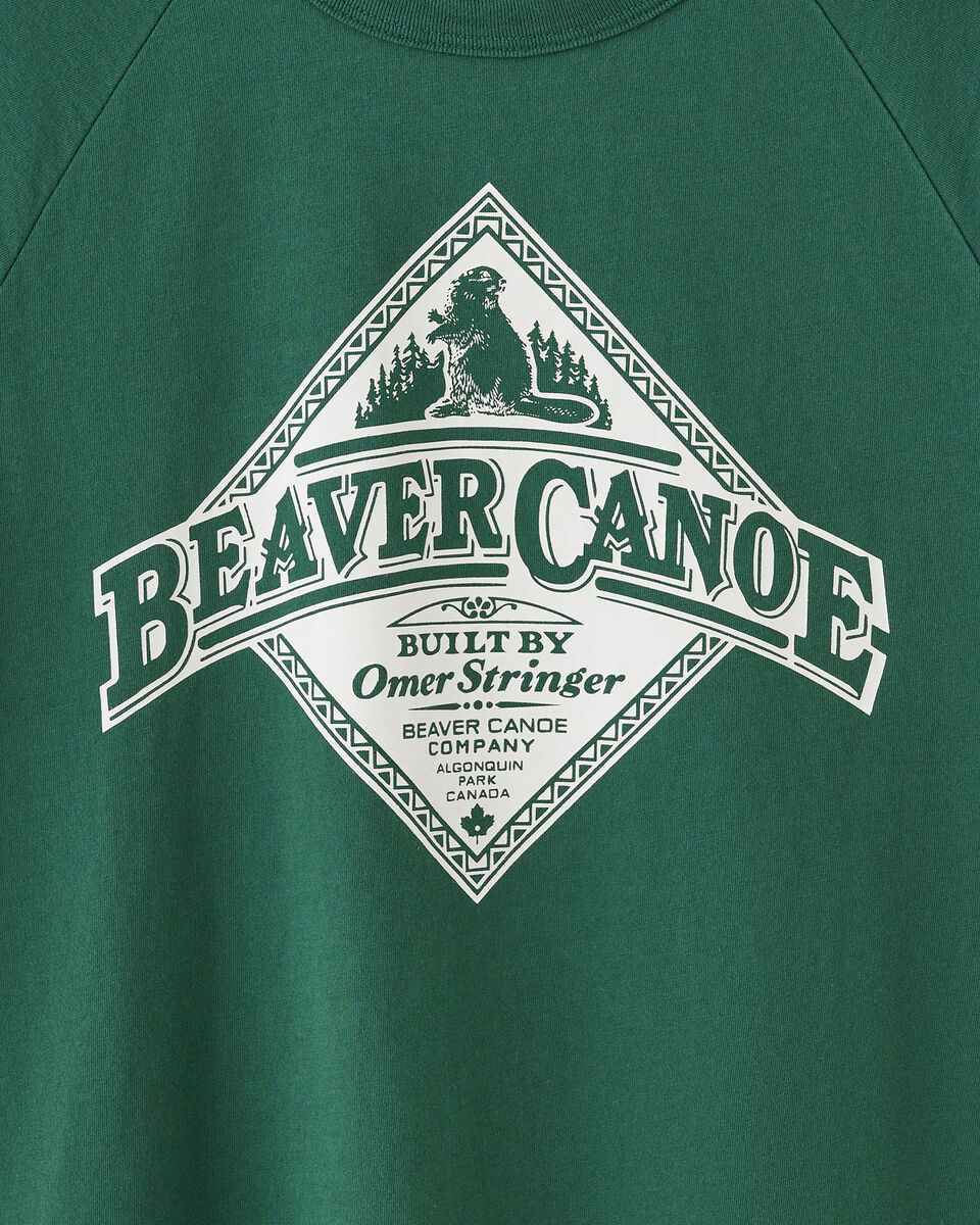 Kids Beaver Canoe Raglan Tank