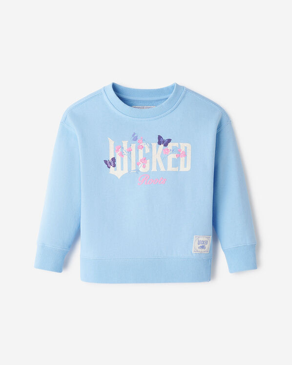 Chandail à col rond motif floral Roots X Wicked pour tout-petits