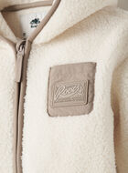 Baby Alta Shearling Fleece Romper Hoodie