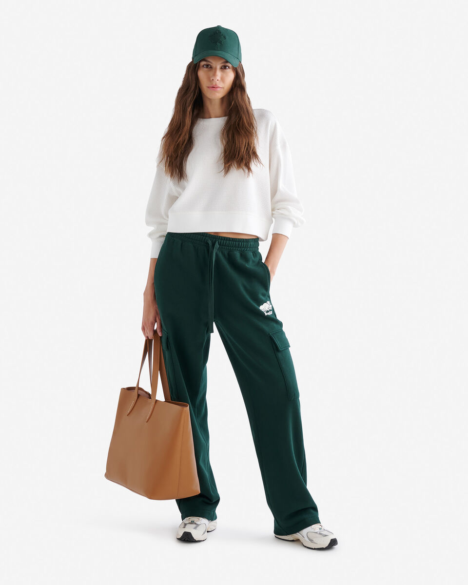 Pantalon cargo Cooper en molleton de coton bio
