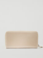Zip Around Clutch Metallic