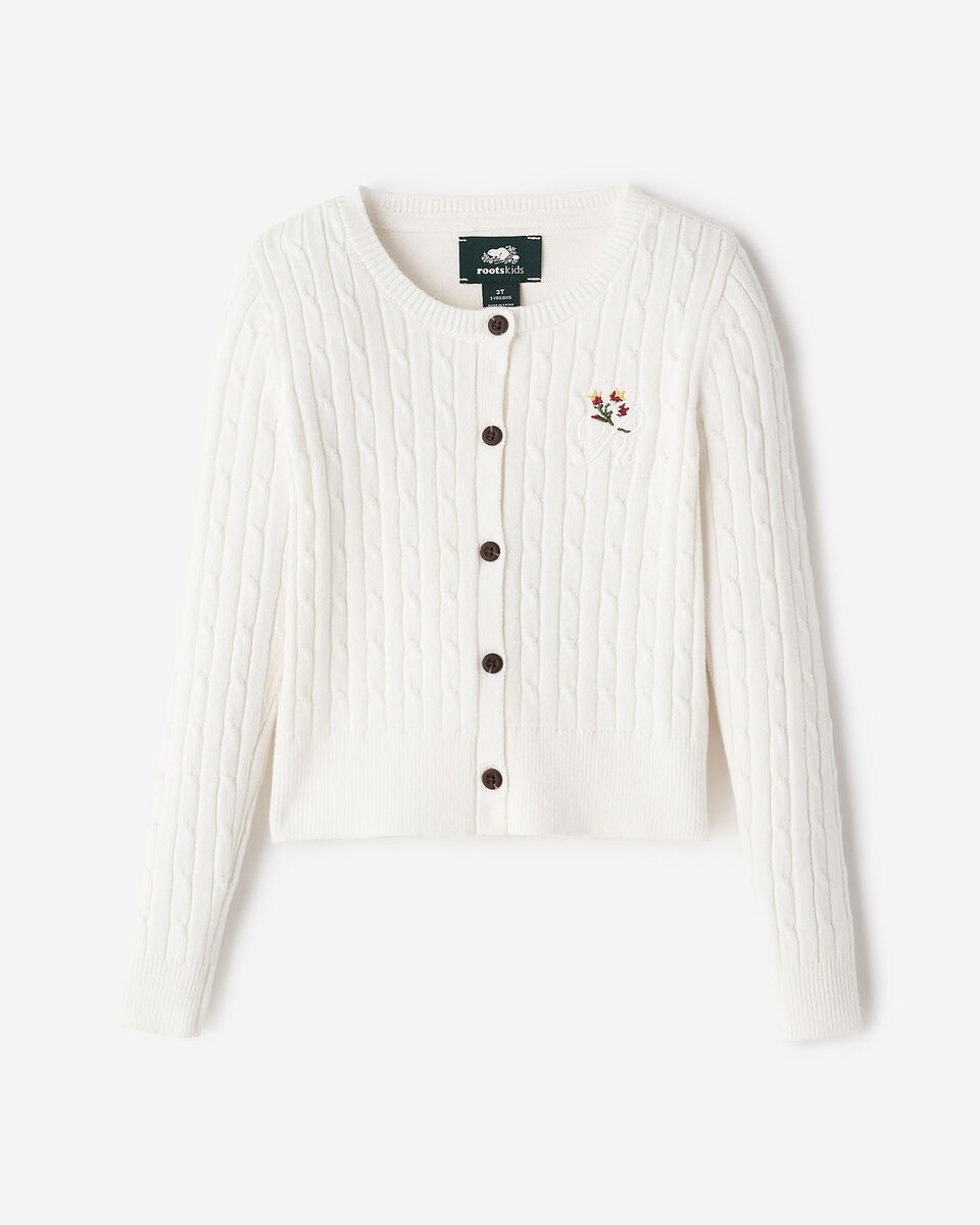 Toddler Girls Roots Signature Cardigan