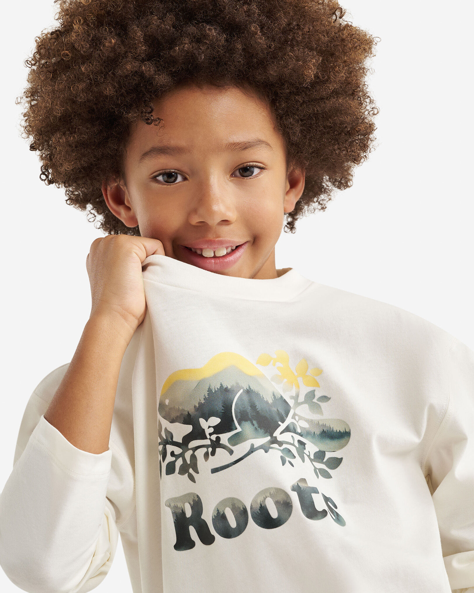 Kids Organic Cooper Watercolour T-Shirt