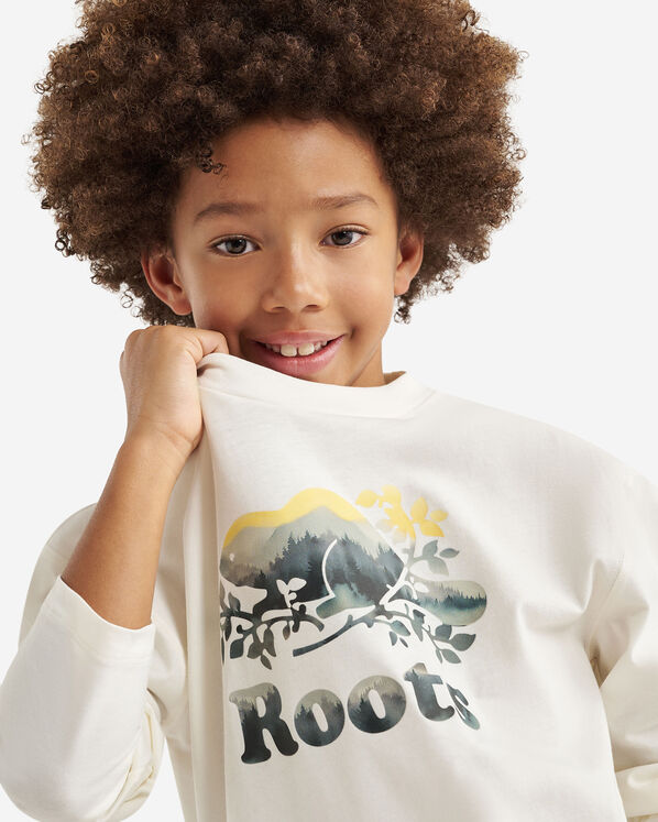 Kids Organic Cooper Watercolour T-Shirt