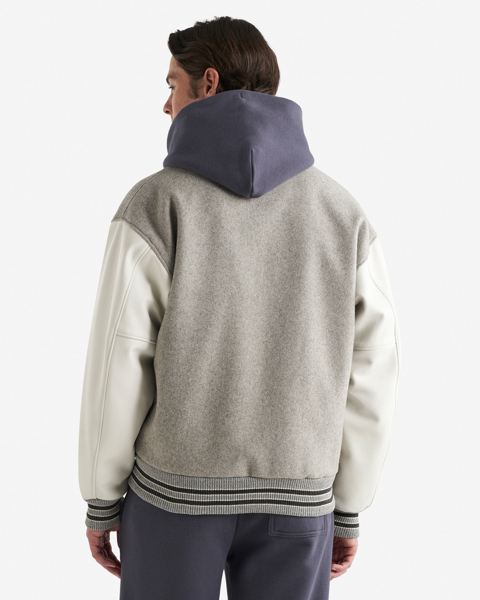 Blouson universitaire rétro Mathews