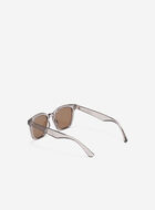 Womens Plastic Modified Square Crystal Sunglasses