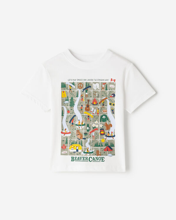 T-shirt Serpents et échelles Beaver Canoe pour tout-petits