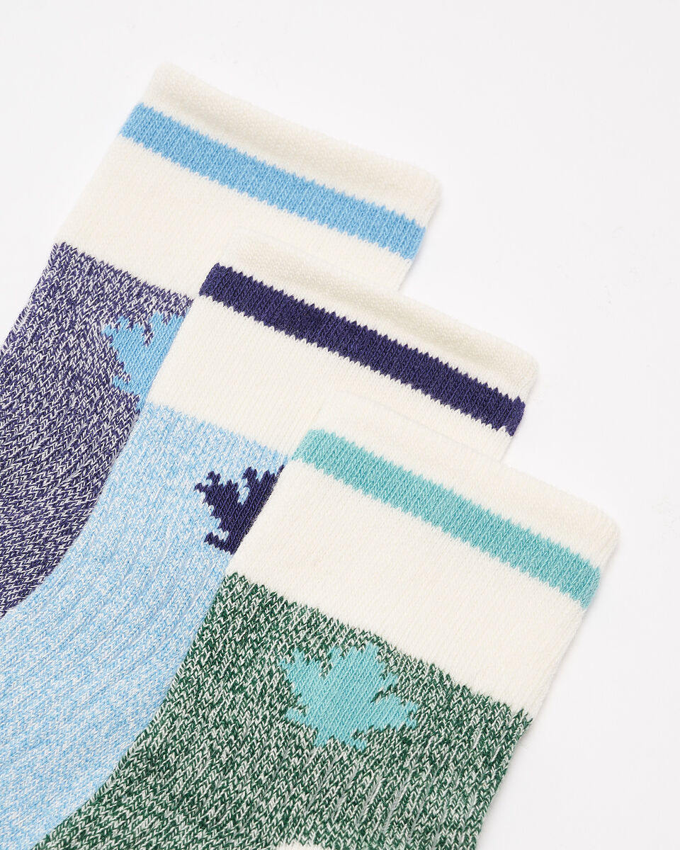 Kids Cabin Maple Sock 3 Pack