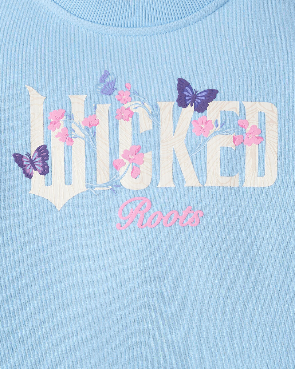 Chandail à col rond motif floral Roots X Wicked pour tout-petits