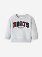 Baby Plaid Applique Crew Sweatshirt
