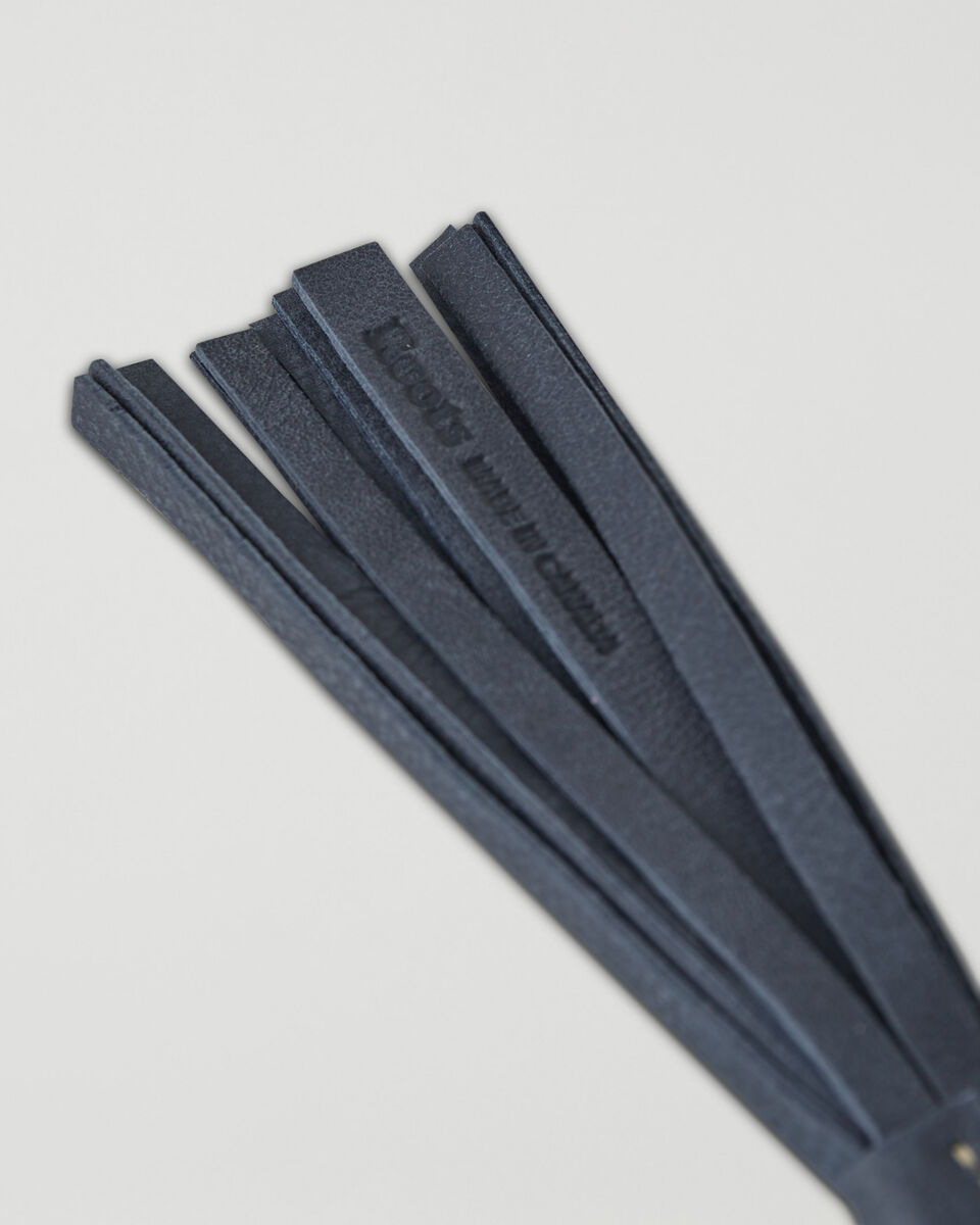 Porte-clés à pampille en cuir Tribe