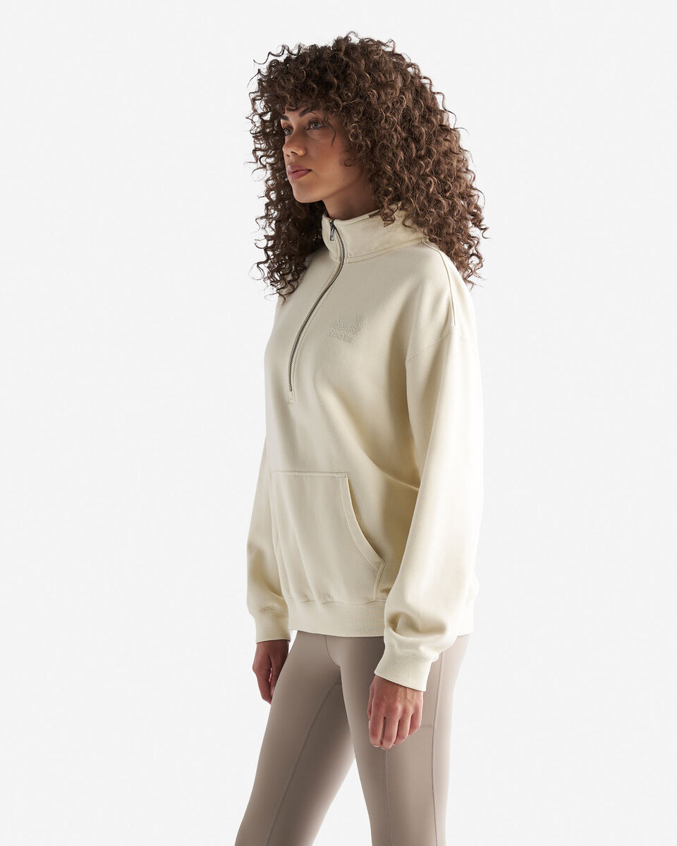 Organic Cooper Relaxed Half Zip Stein
