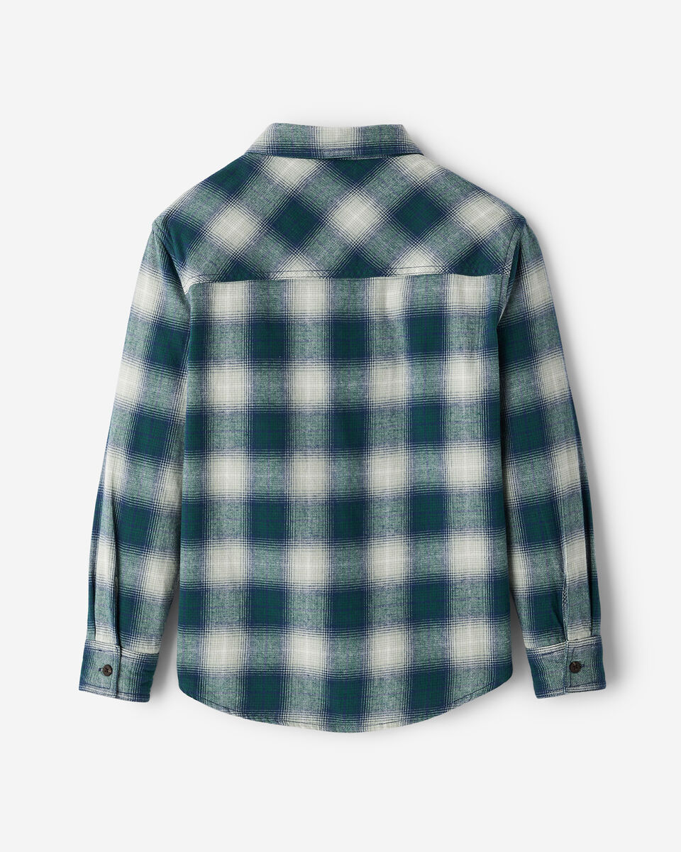 Kids Relaxed Plaid Shirt