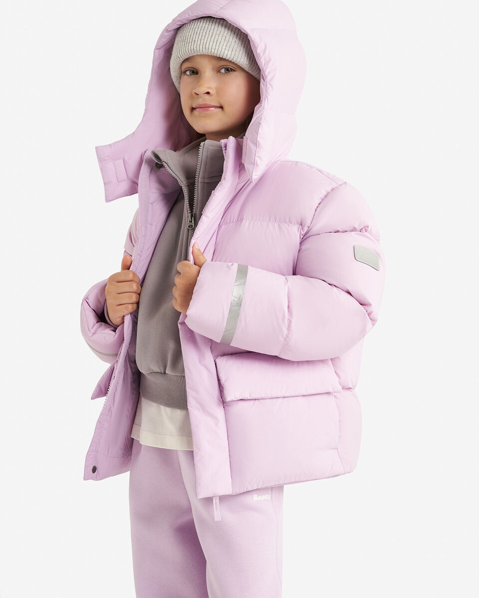 Kids Roots Down Puffer Coat