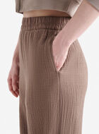 Isla Cotton Gauze Wide Leg Pant