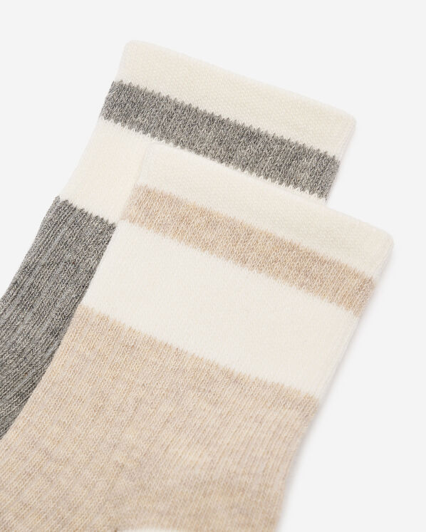 Adult Cotton Cabin Ankle Sock 2 Pack