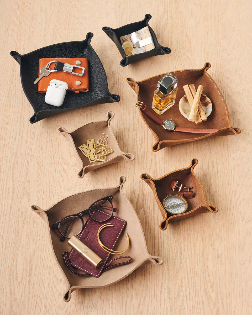 Small Leather Tray Cervino