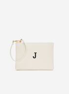 Monogram Wristlet Ivory