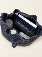 Mini sac seau en cuir Cervino