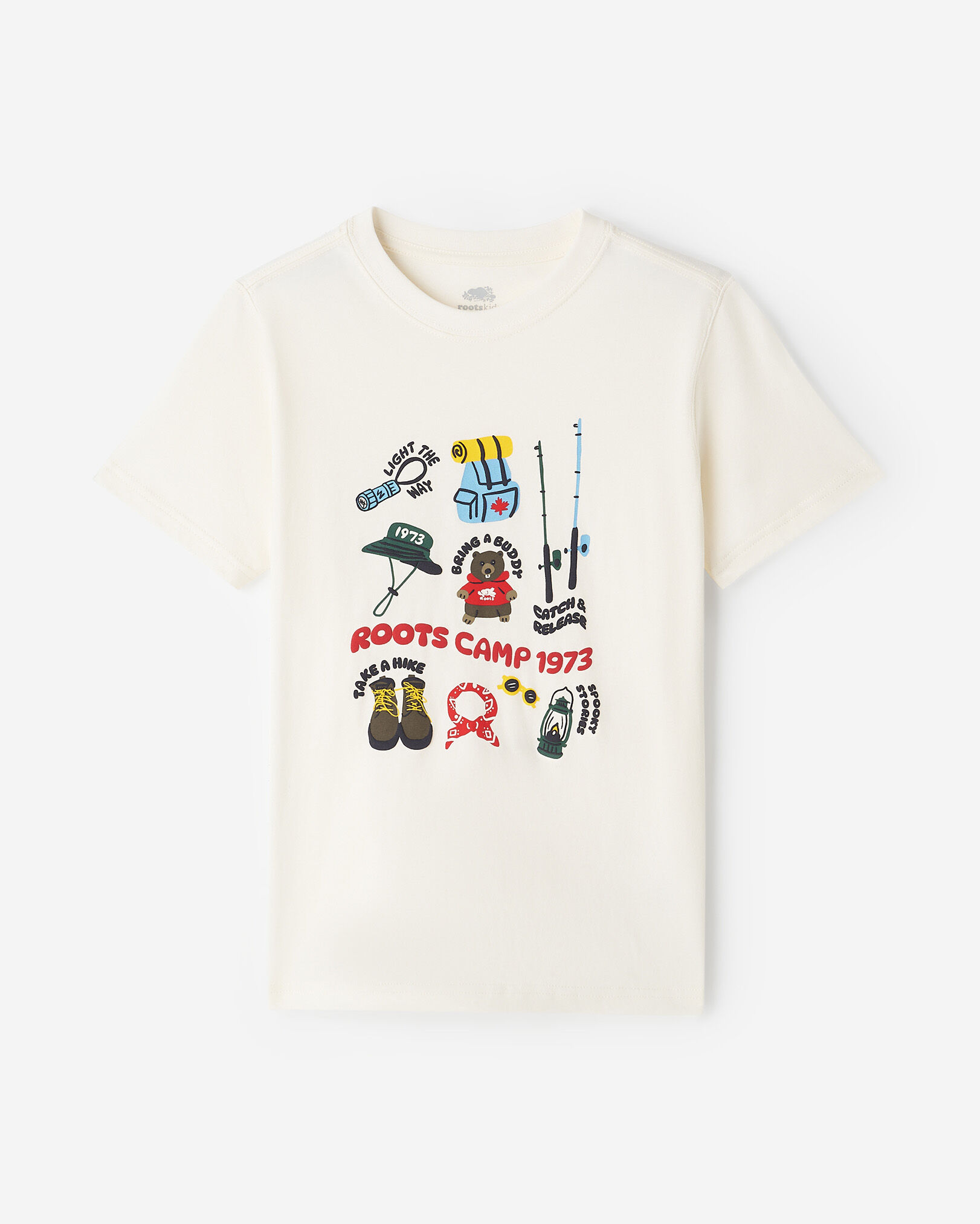 Kids Glow The Dark Camp T-Shirt