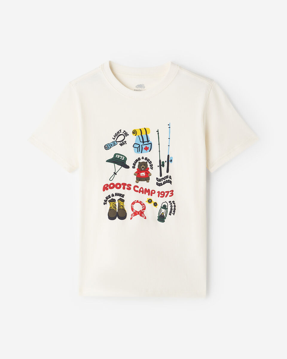 T-shirt Camp phosphorescent pour enfant