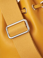 Mini sac seau en cuir Cervino