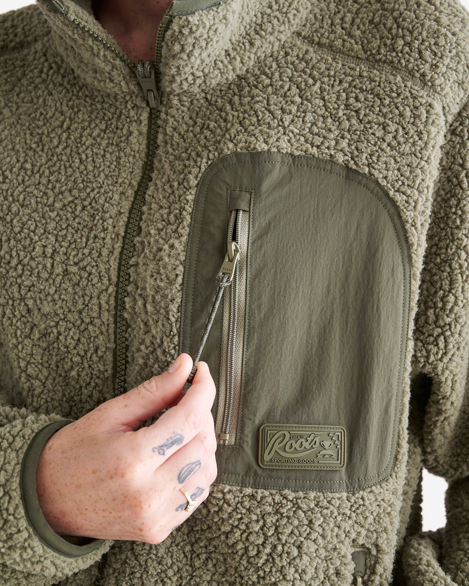 Alta Shearling Fleece Jacket Jackets Outerwear Roots